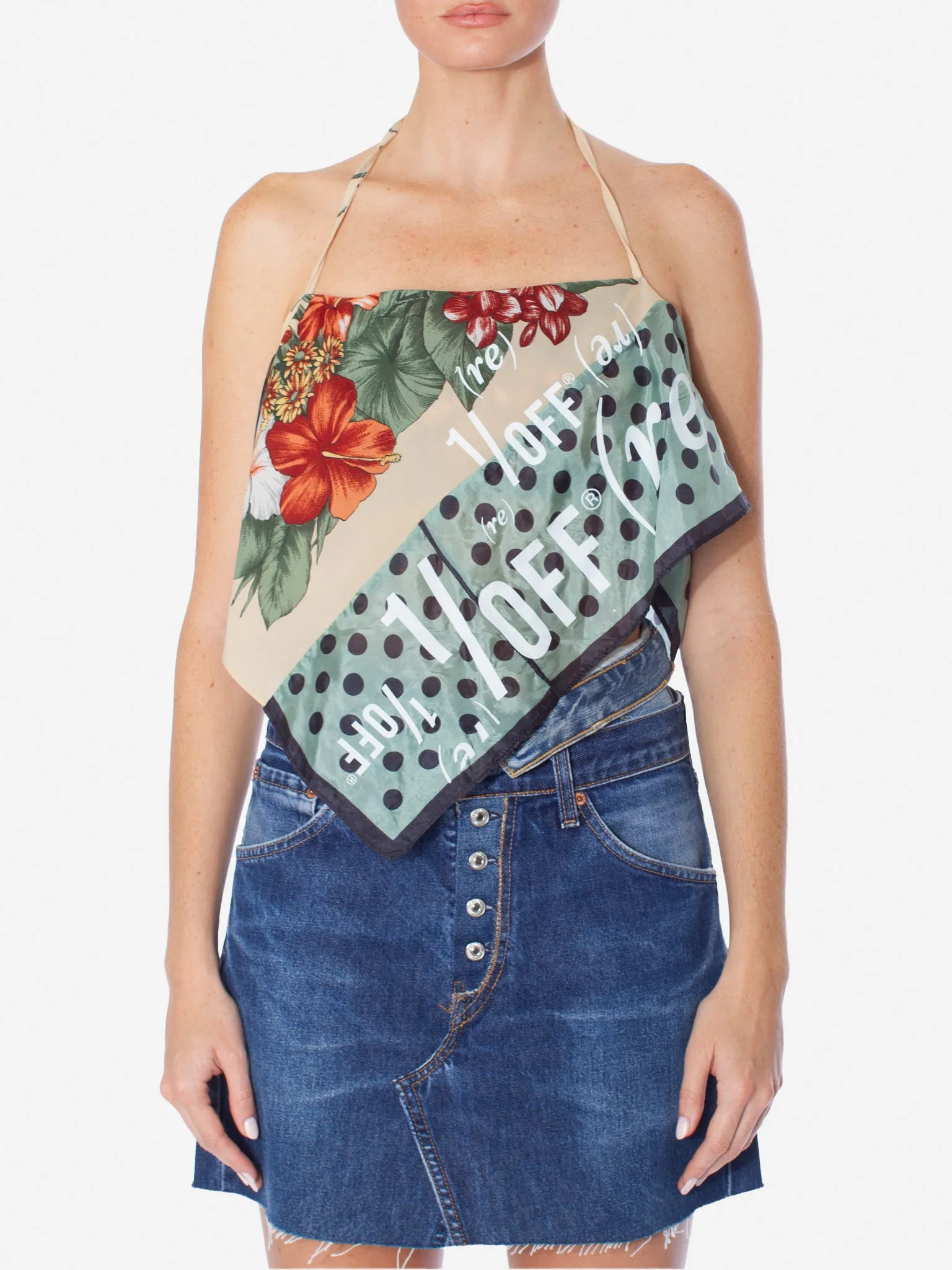 1/OFF PARIS Top Scarf Backless