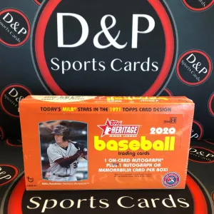 2020 Topps Heritage Minor League Baseball Hobby Box
