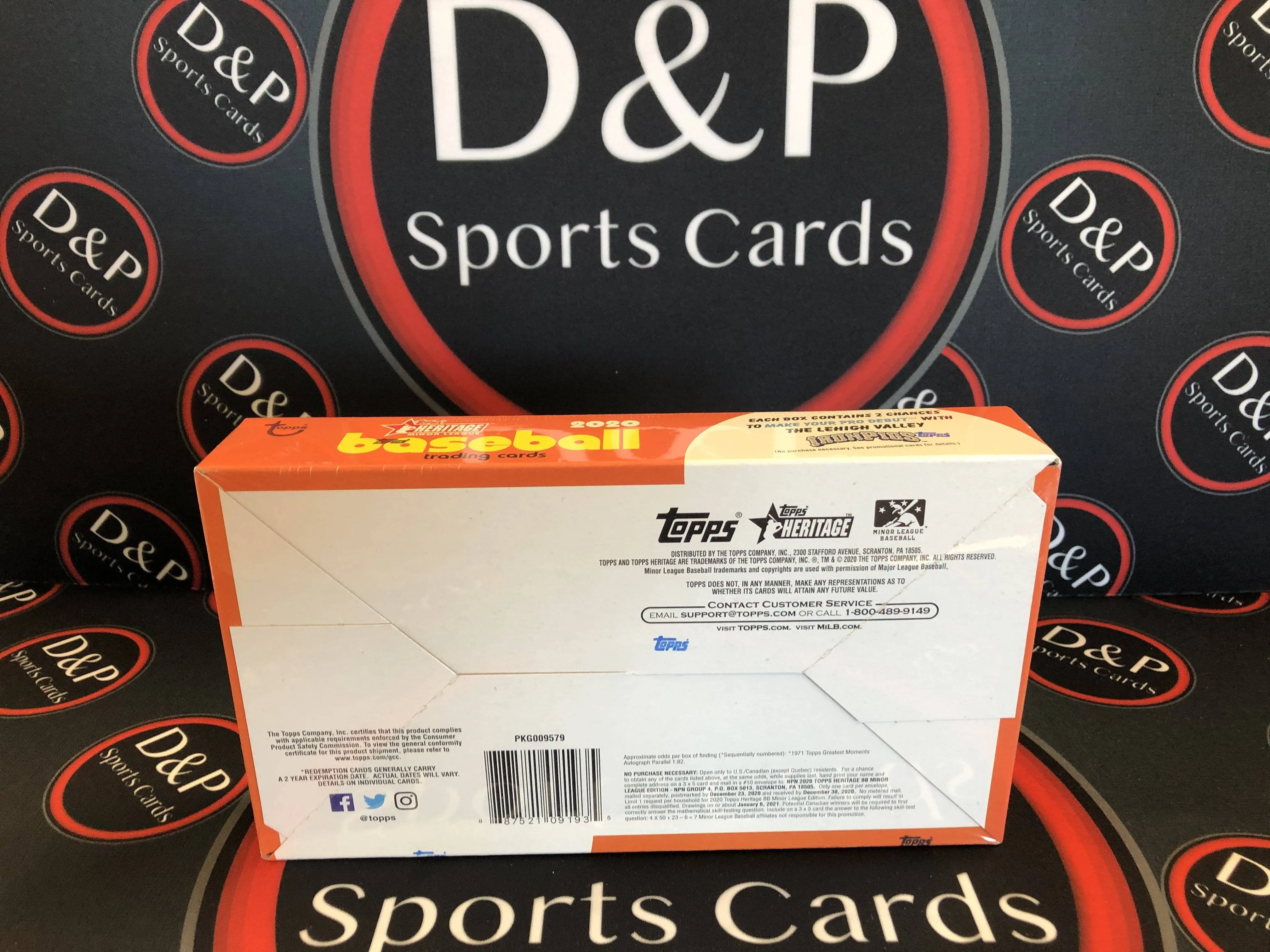 2020 Topps Heritage Minor League Baseball Hobby Box