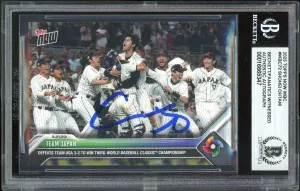 2023 Topps Now WBC World Baseball Classic WBC72 Shohei Ohtani BGS Authentic Auto