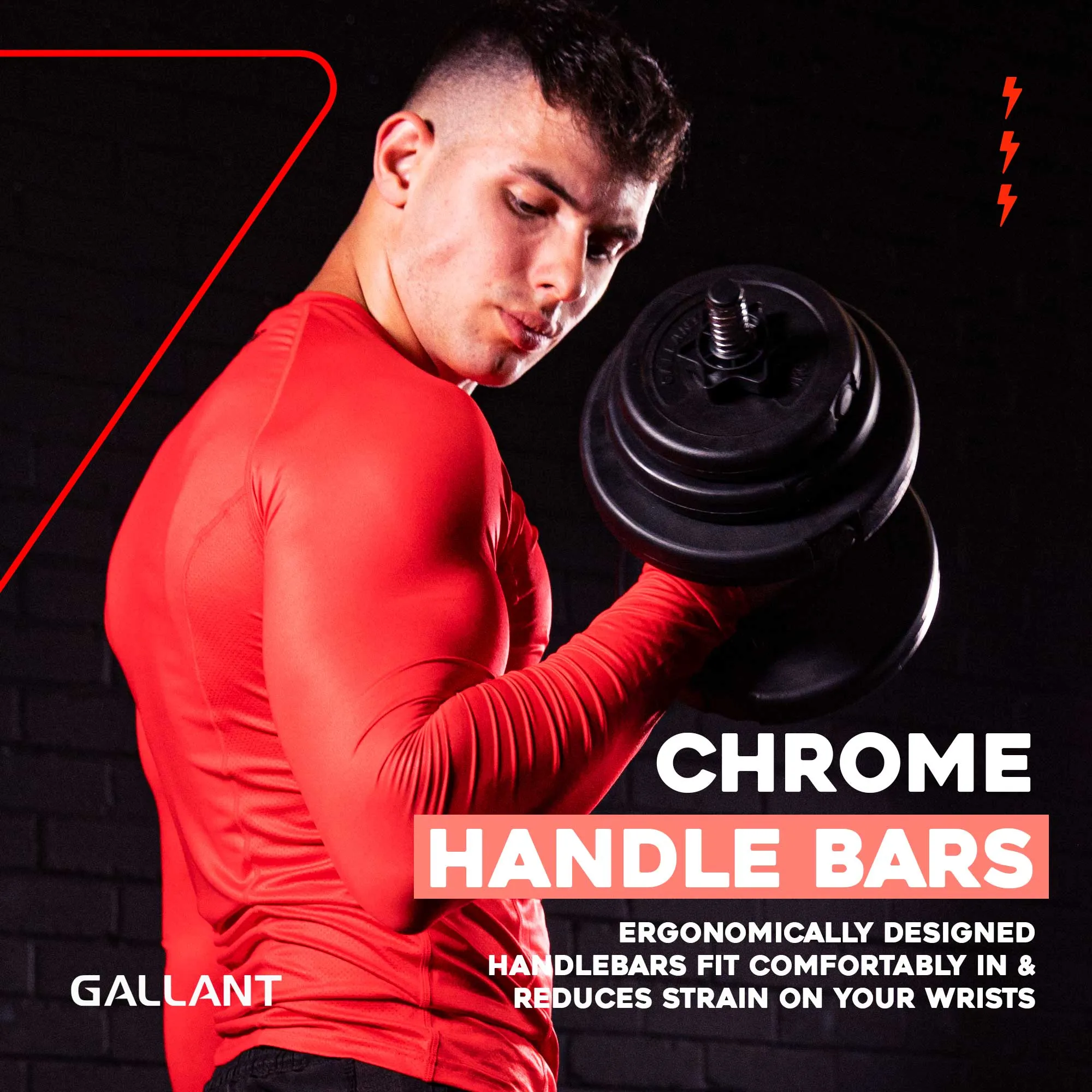 20kg Vinyl Dumbbell Set Free Hand Weights Adjustable - Adjustable Weight Set