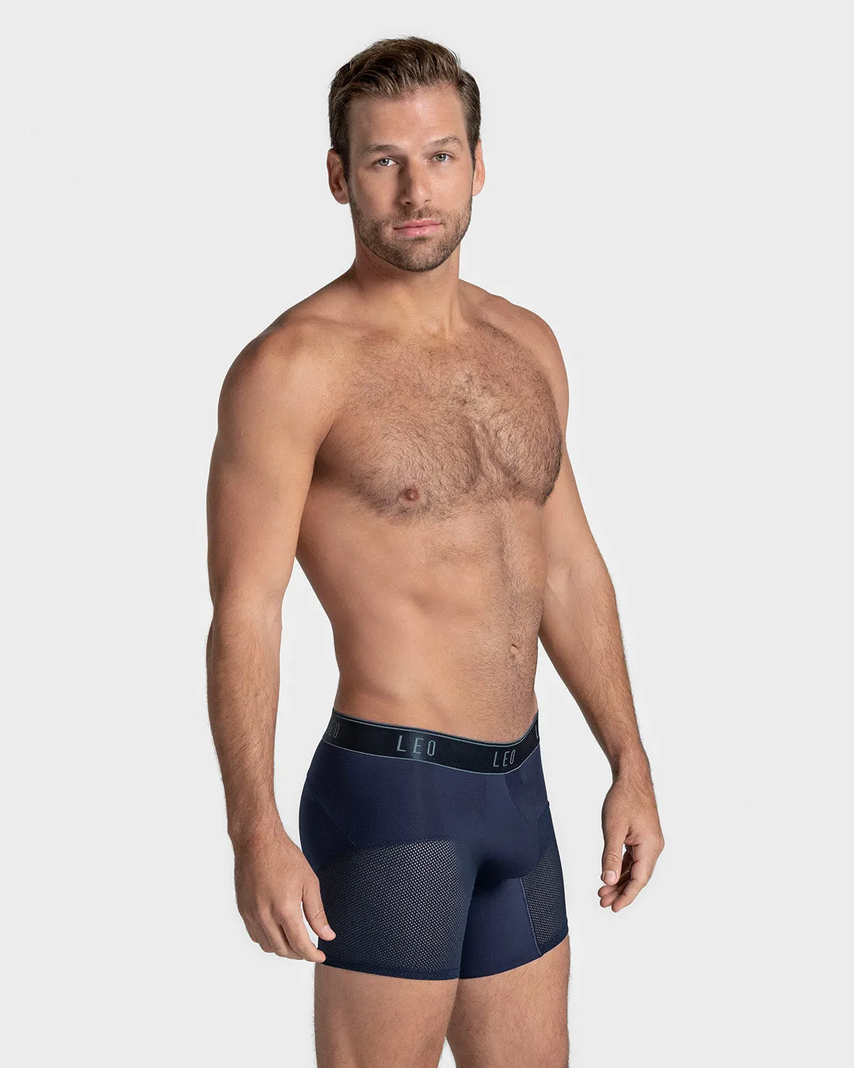 5-Pack High-Tech Mesh Boxer Briefs with Ergonomic Pouches