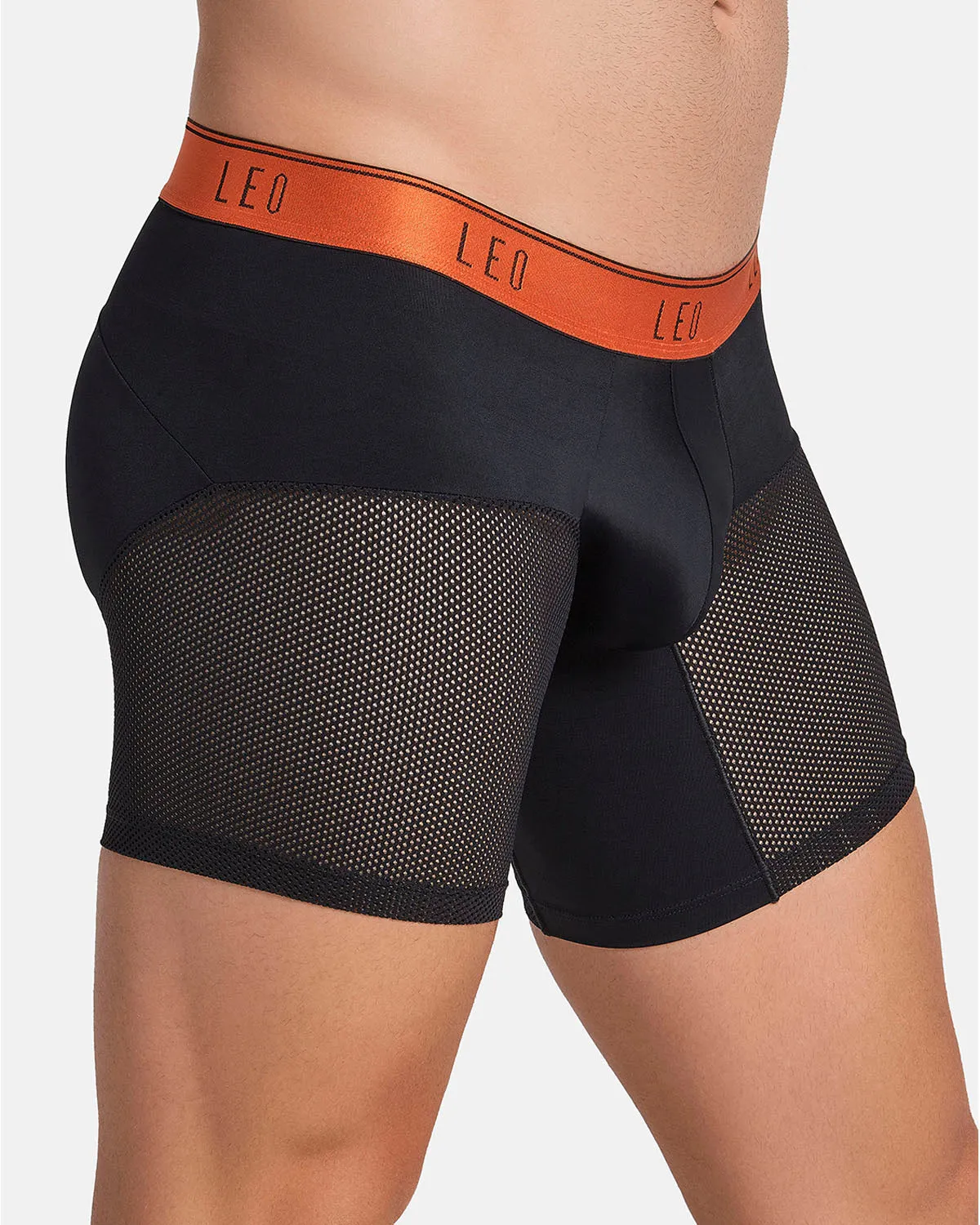 5-Pack High-Tech Mesh Boxer Briefs with Ergonomic Pouches