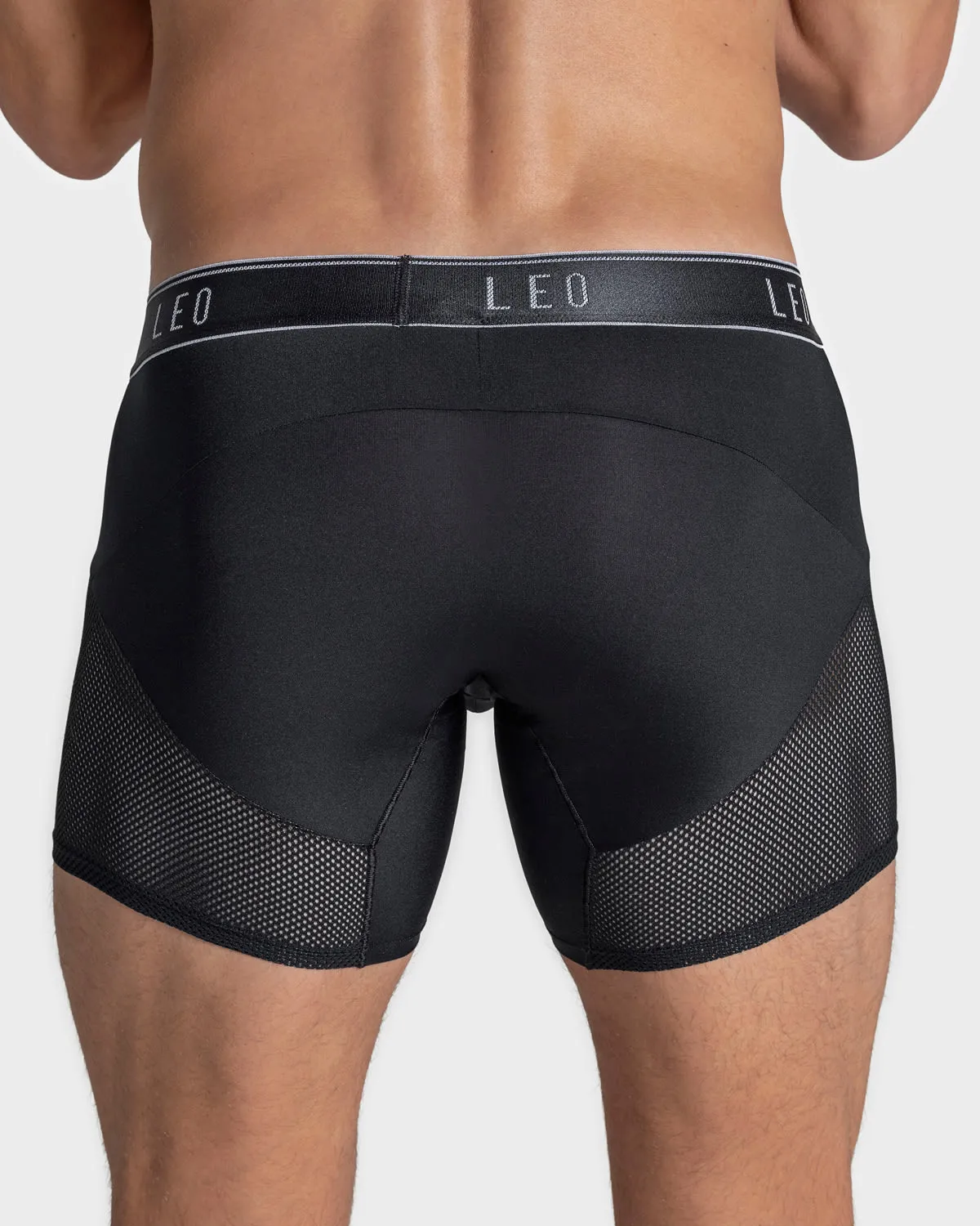 5-Pack High-Tech Mesh Boxer Briefs with Ergonomic Pouches
