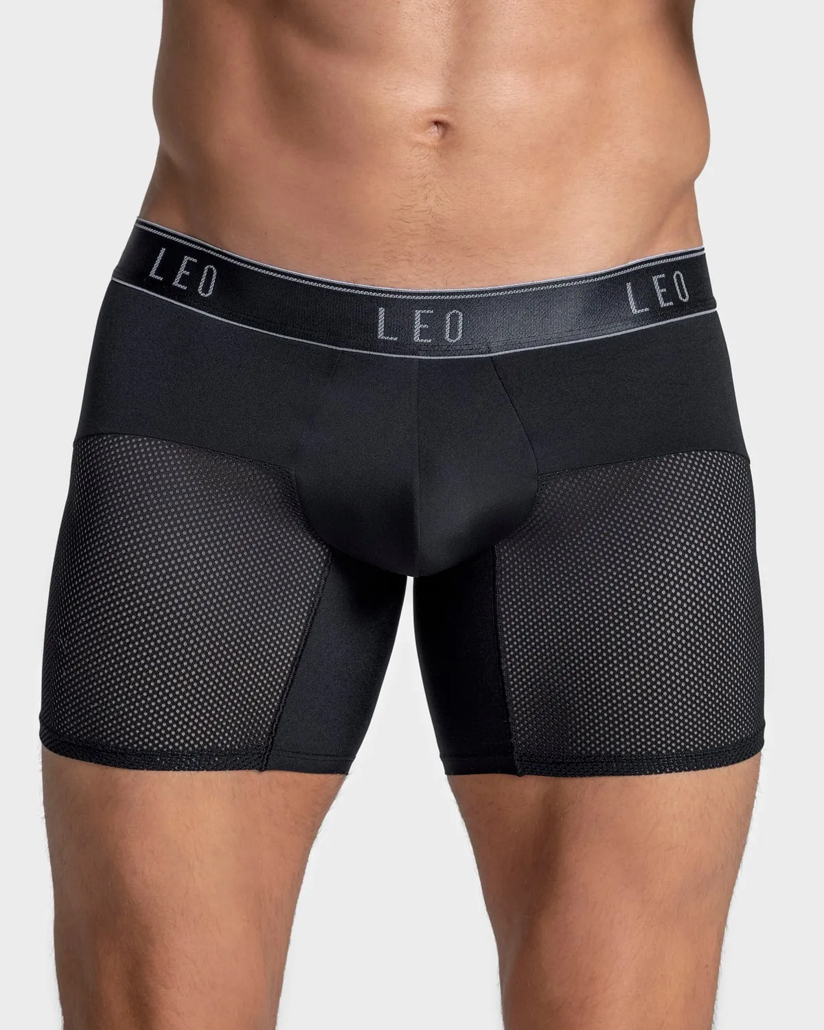 5-Pack High-Tech Mesh Boxer Briefs with Ergonomic Pouches