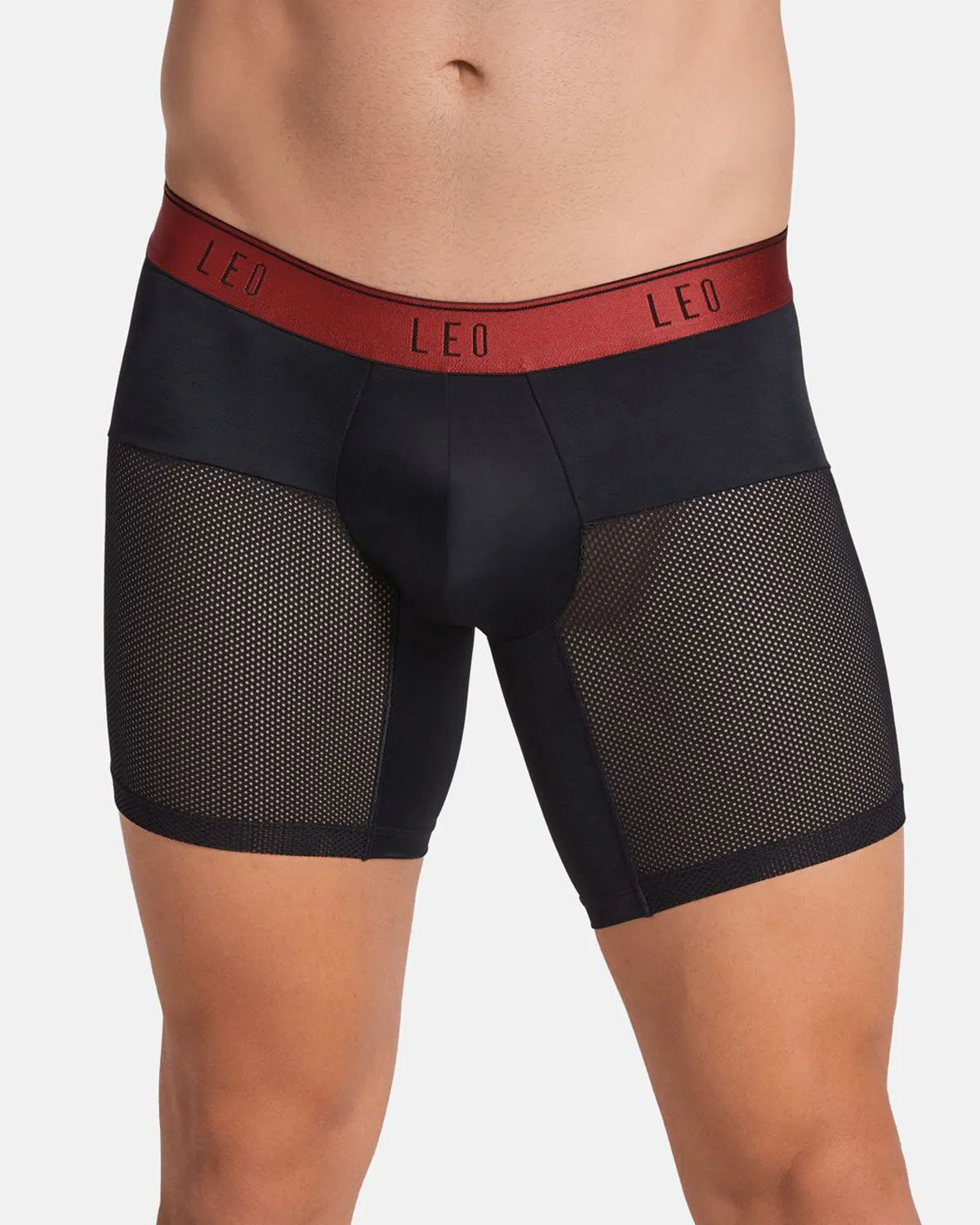 5-Pack High-Tech Mesh Boxer Briefs with Ergonomic Pouches