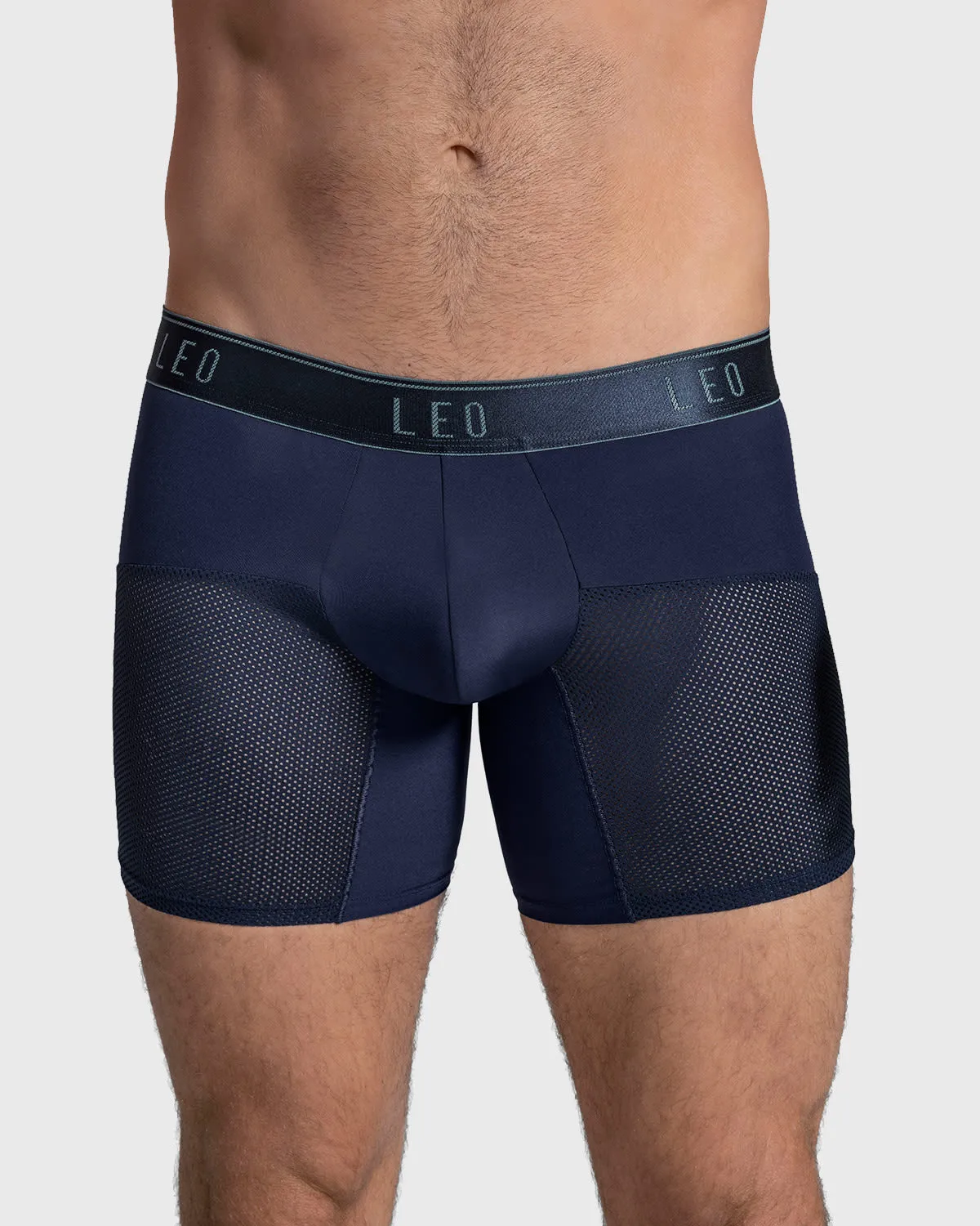 5-Pack High-Tech Mesh Boxer Briefs with Ergonomic Pouches