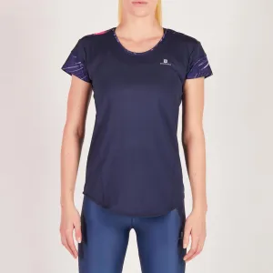 500 Women's Cardio Fitness T-Shirt - Navy