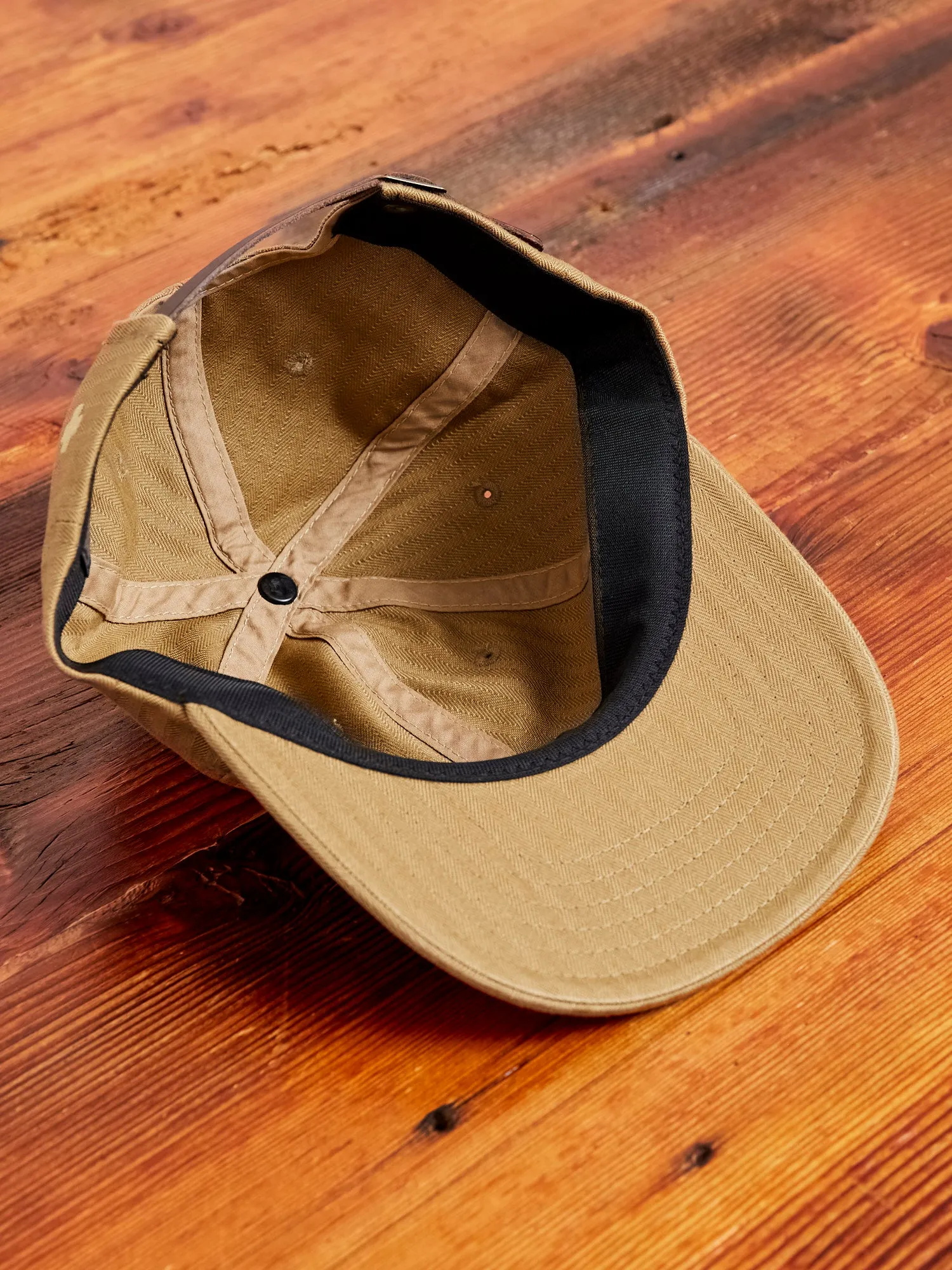 6-Panel HBT Cap in Khaki