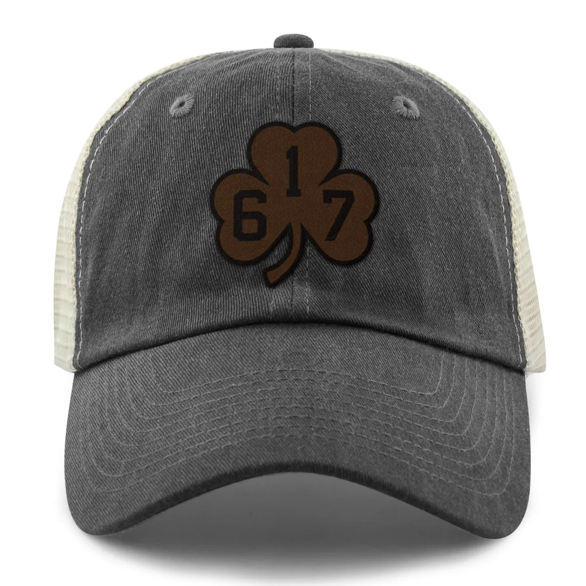 617 Shamrock Leather Patch Relaxed Trucker
