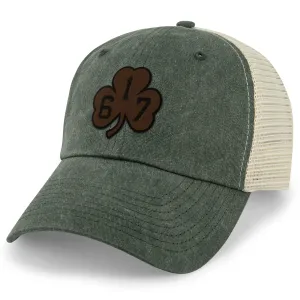617 Shamrock Leather Patch Relaxed Trucker
