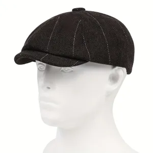 8-Panel Vintage Newsboy Cap