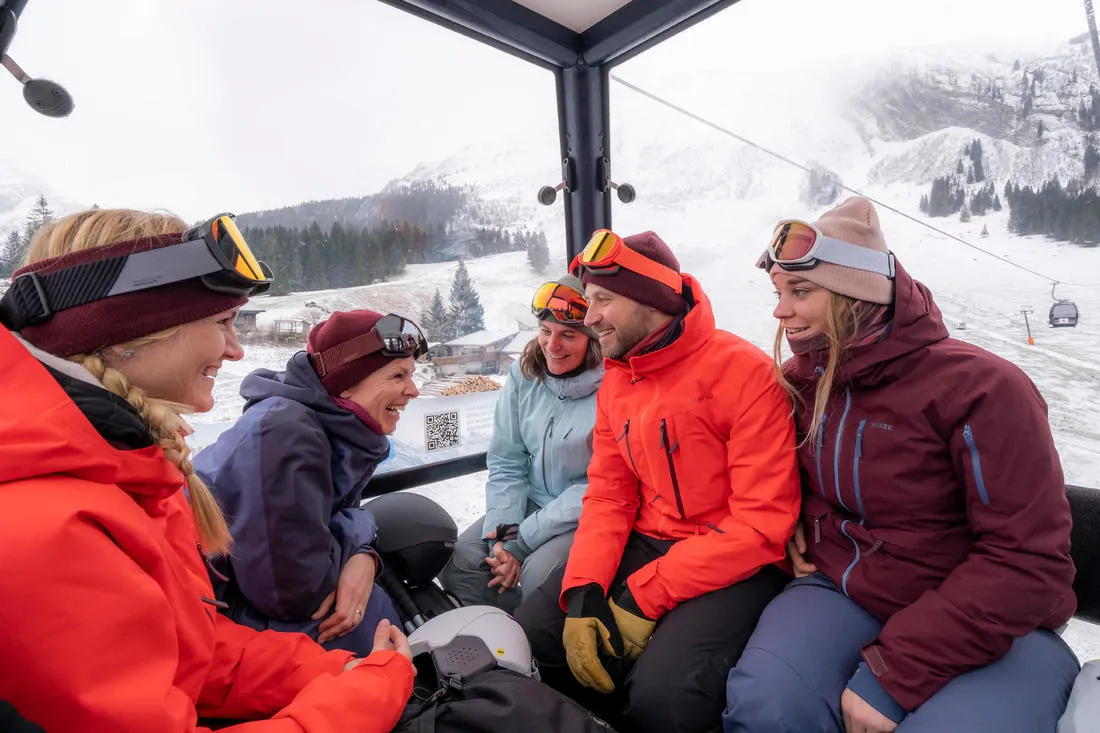 ADULT SKI HEADBAND - SIMPLE - BURGUNDY