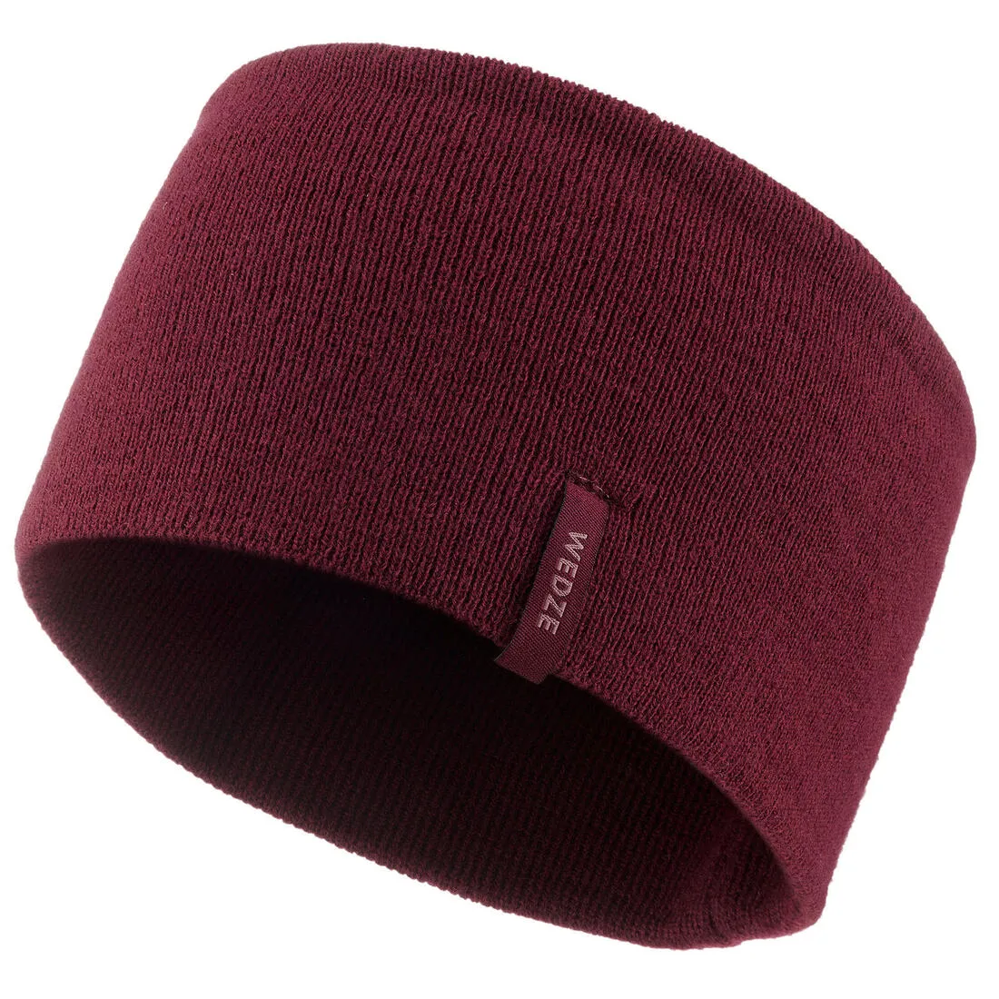 ADULT SKI HEADBAND - SIMPLE - BURGUNDY