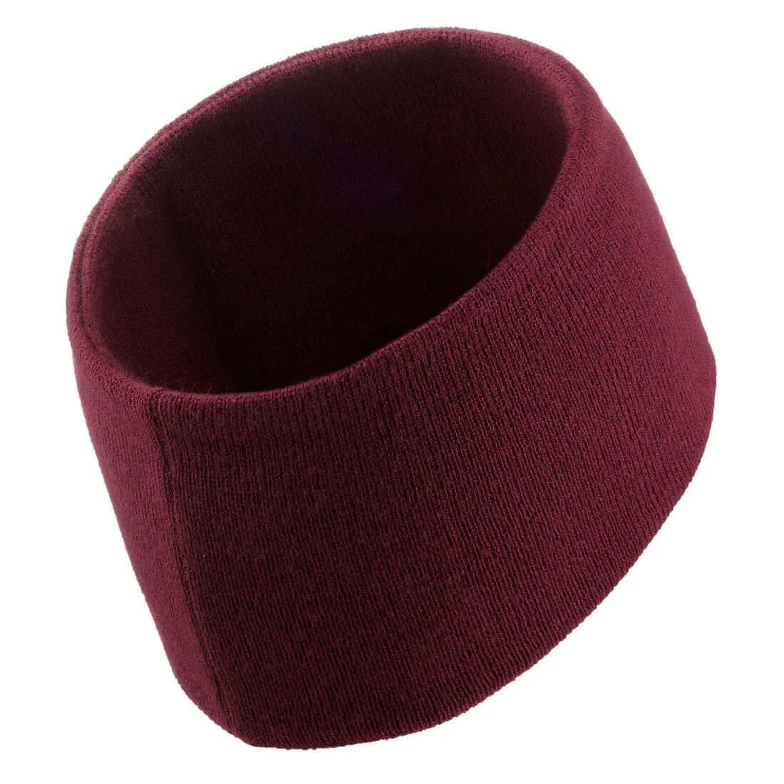 ADULT SKI HEADBAND - SIMPLE - BURGUNDY