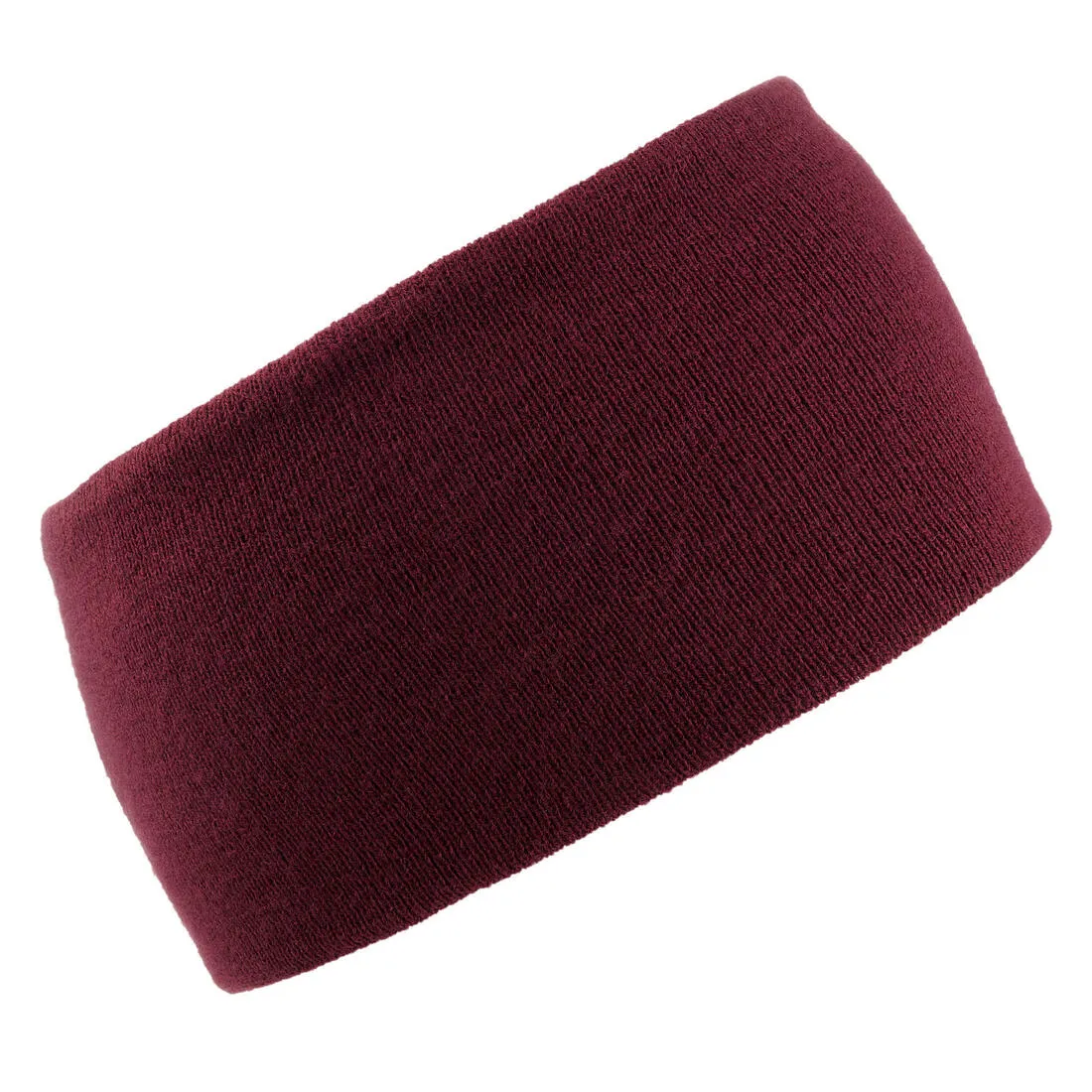 ADULT SKI HEADBAND - SIMPLE - BURGUNDY