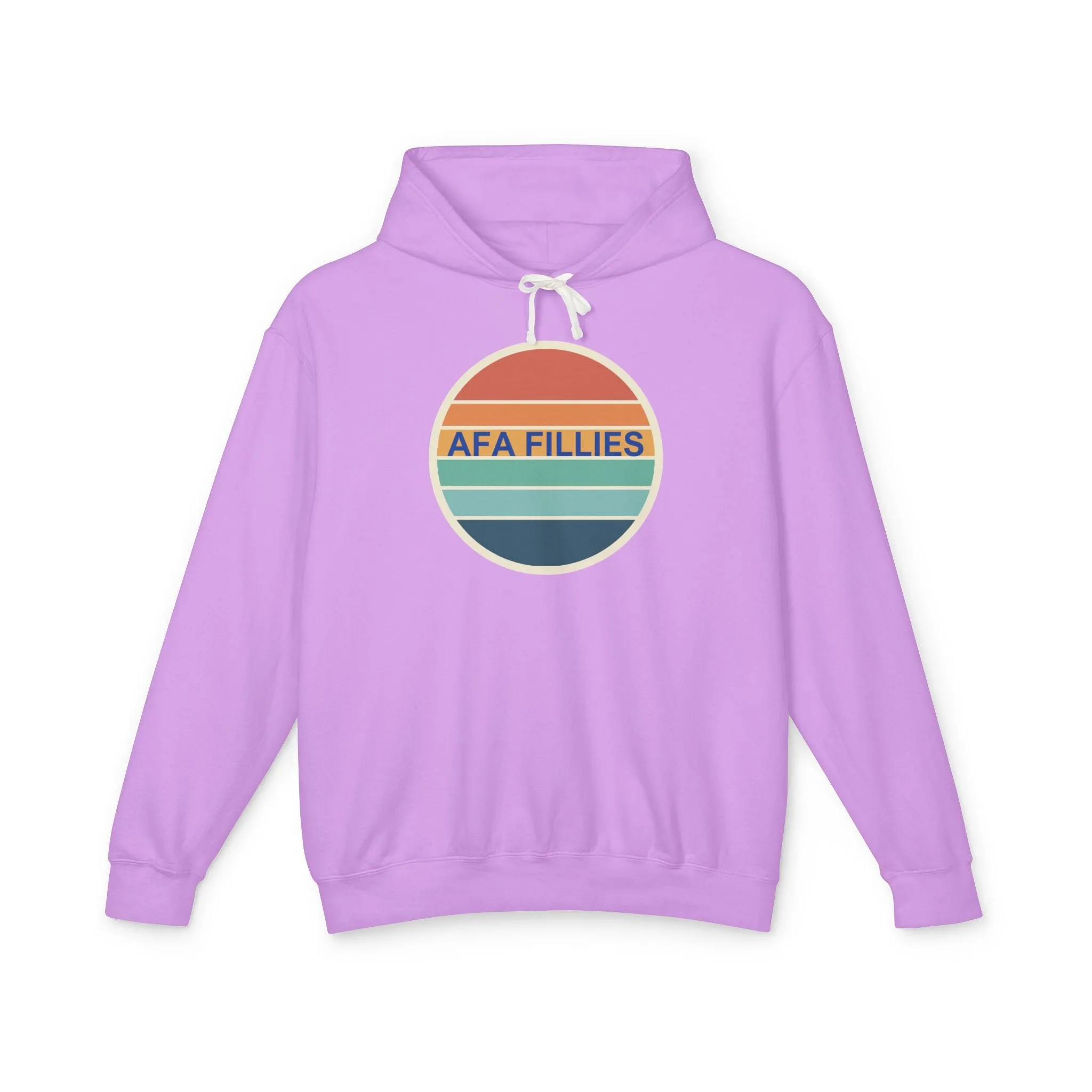 AFA Fillies Retro Aviator Design Lightweight Hoodie - No Front Pocket
