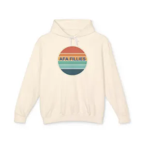 AFA Fillies Retro Aviator Design Lightweight Hoodie - No Front Pocket