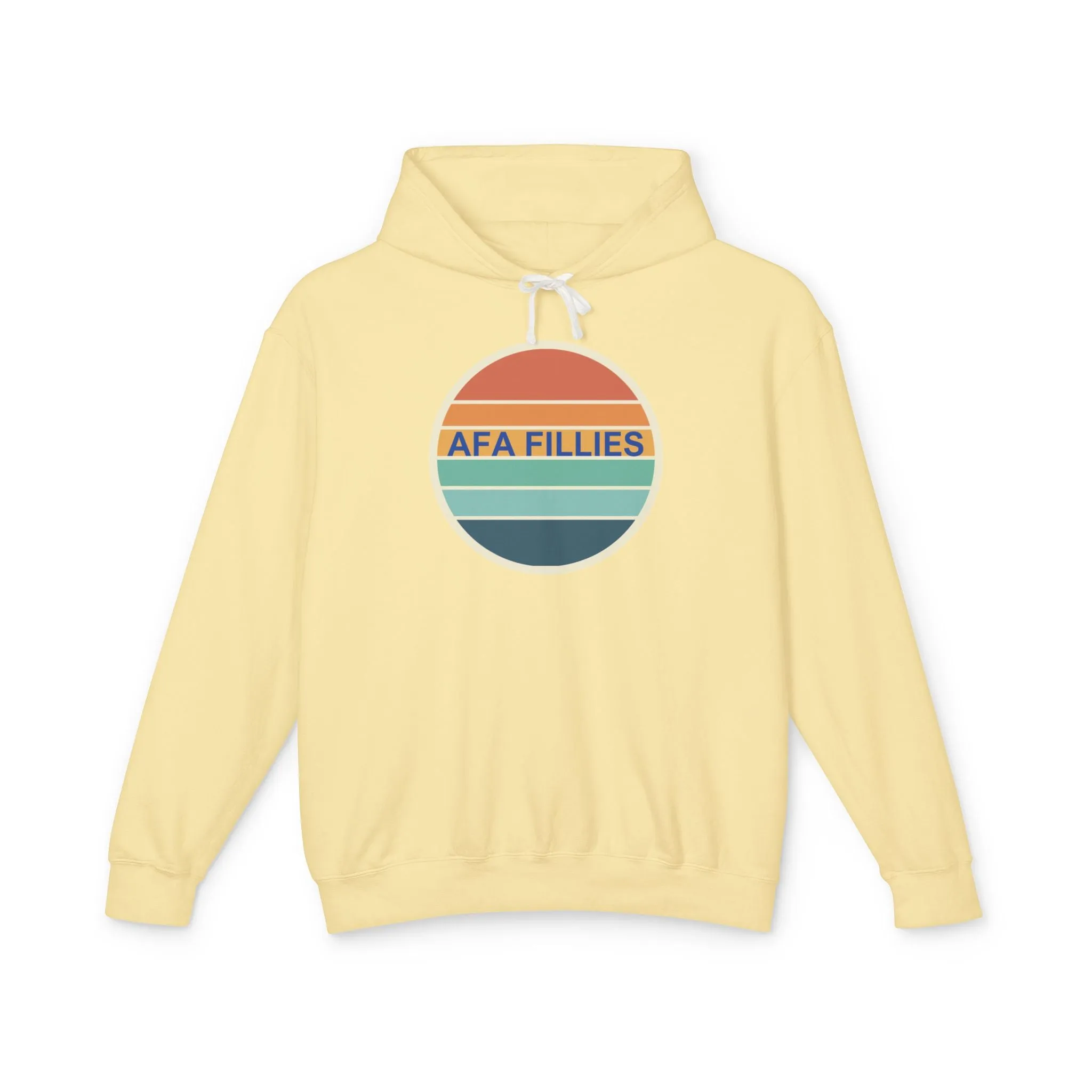 AFA Fillies Retro Aviator Design Lightweight Hoodie - No Front Pocket
