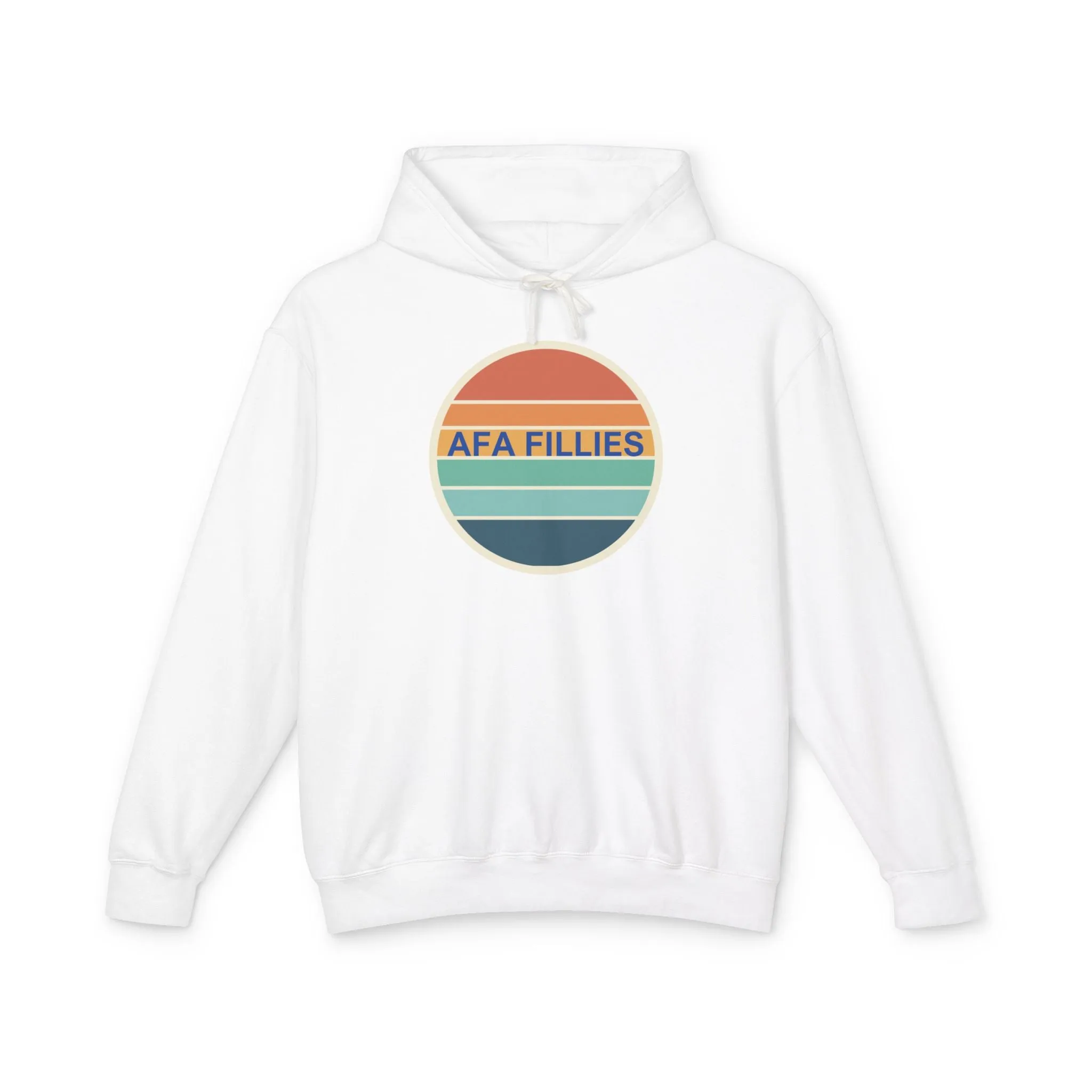 AFA Fillies Retro Aviator Design Lightweight Hoodie - No Front Pocket