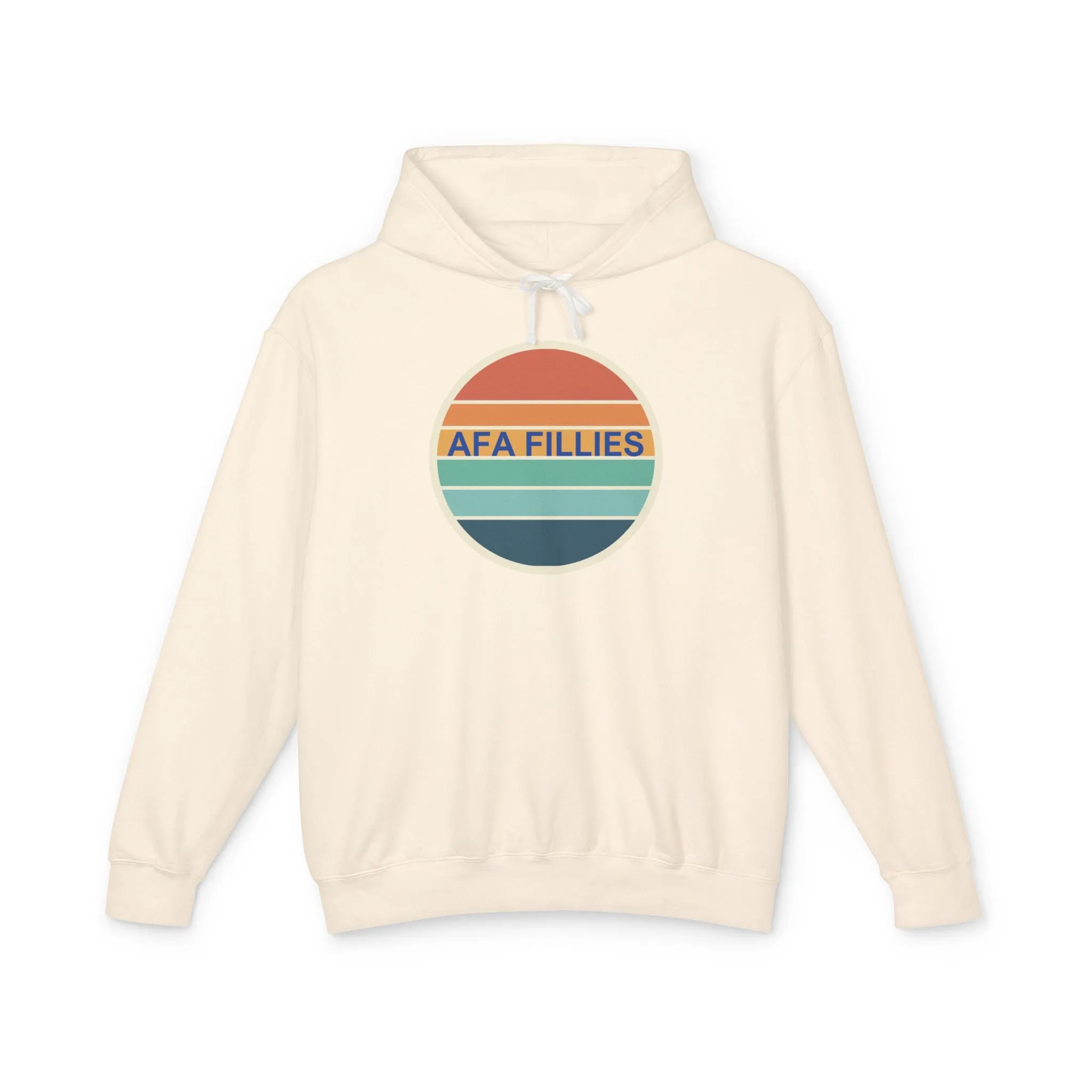 AFA Fillies Retro Aviator Design Lightweight Hoodie - No Front Pocket