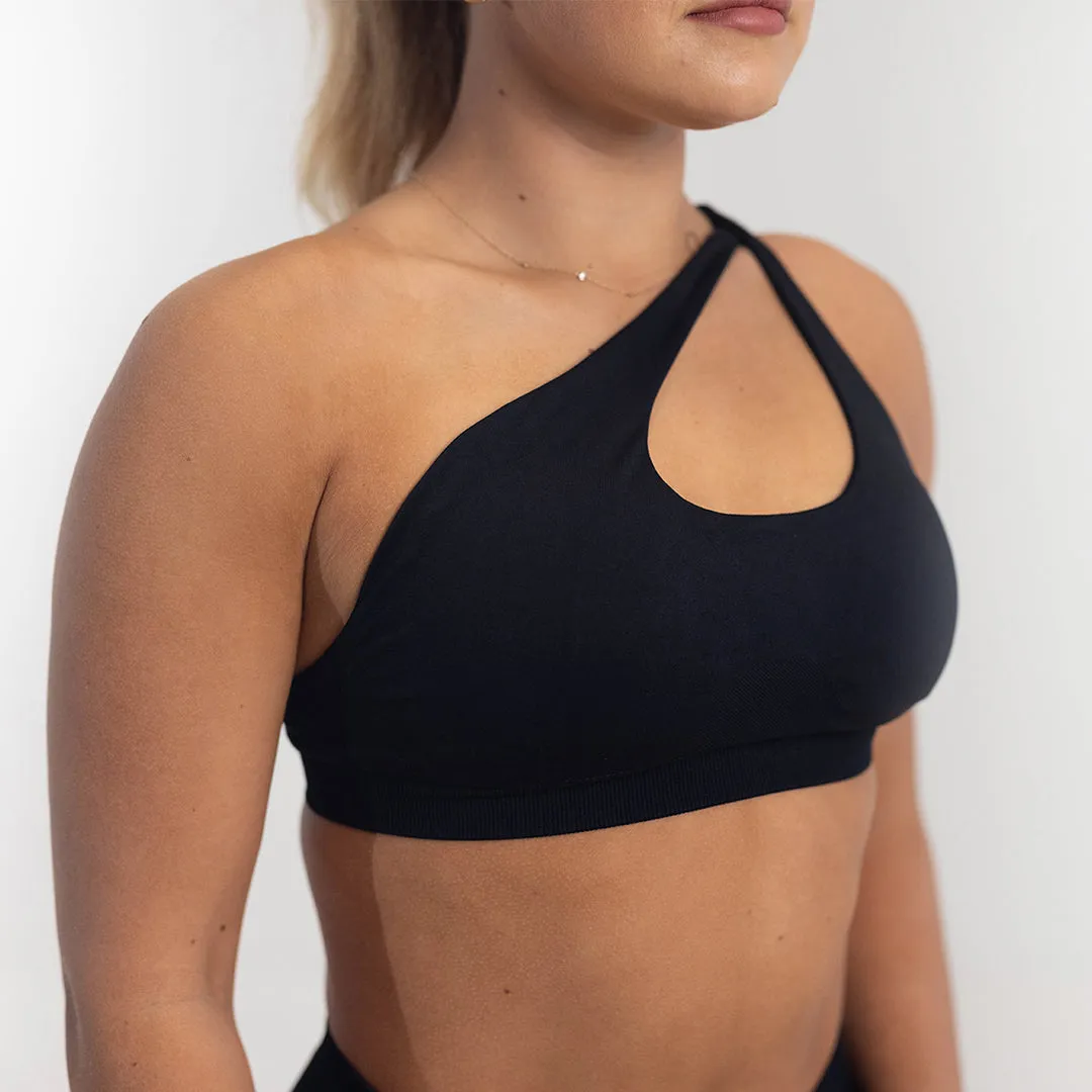 Allure Black Sports Bra