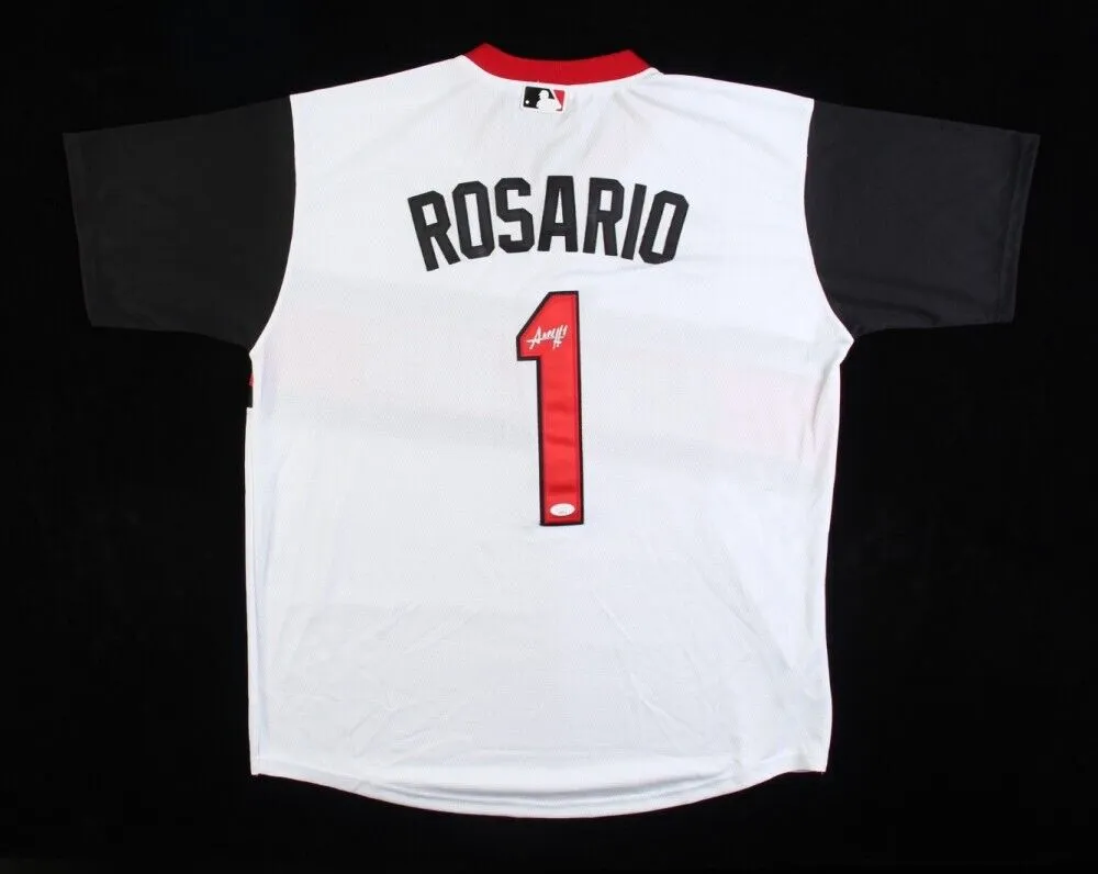 Amed Rosario Signed 2021 Little League Classic Game Jersey (JSA COA) Guardian SS