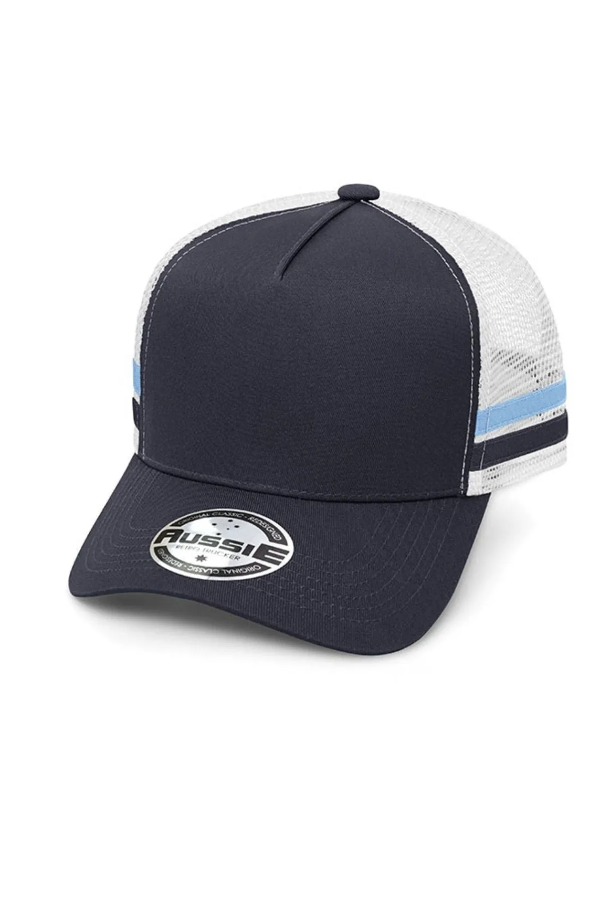 Aussie A Frame Striped Trucker Cap
