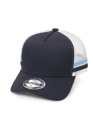 Aussie A Frame Striped Trucker Cap