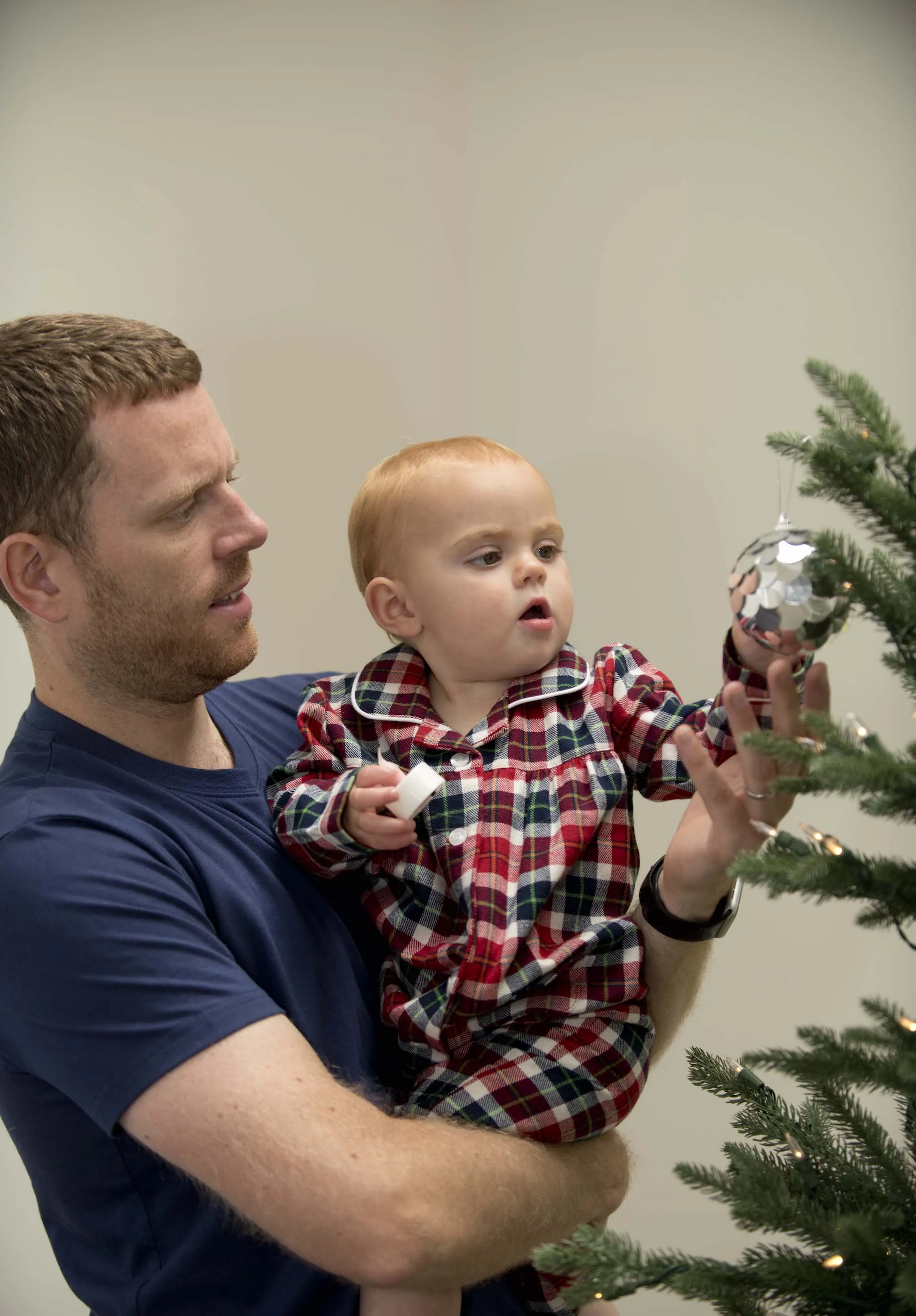 Baby Girls Check All-in-One Pyjamas