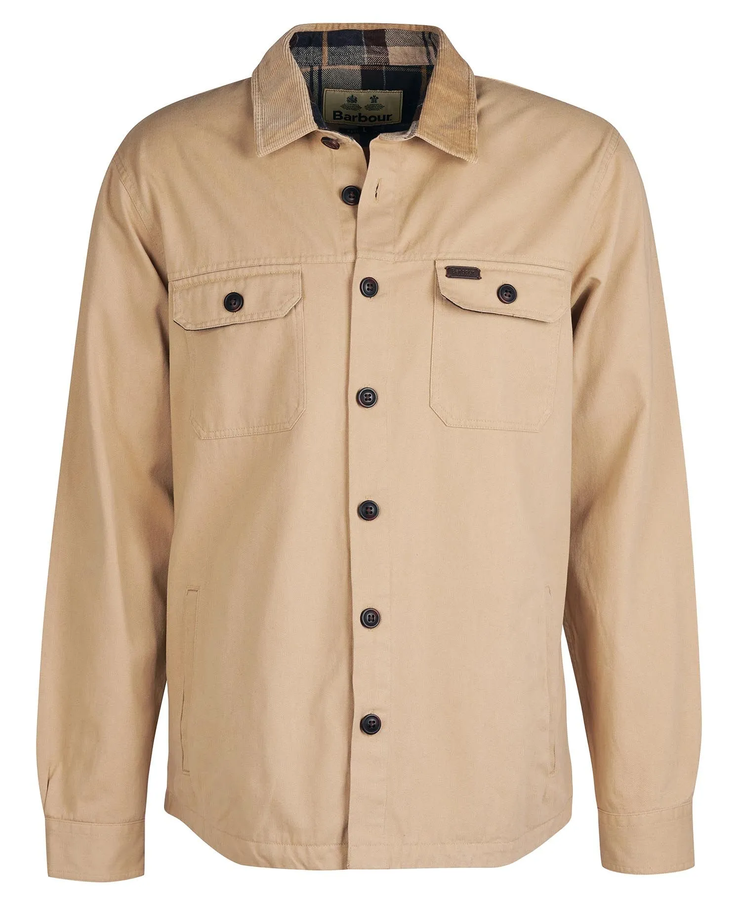 BARBOUR CATBELLL OVERSHIRT - LT STONE