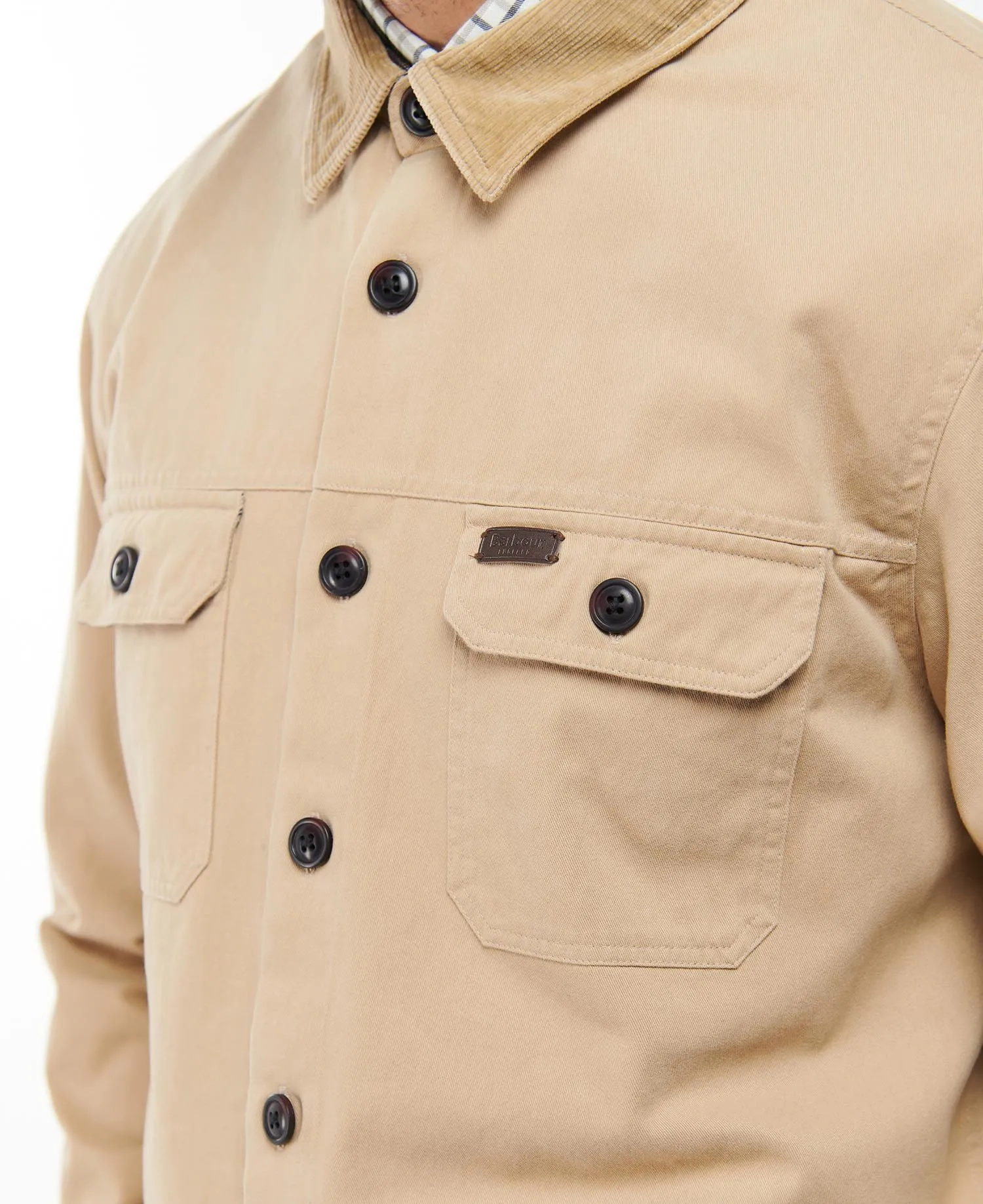 BARBOUR CATBELLL OVERSHIRT - LT STONE