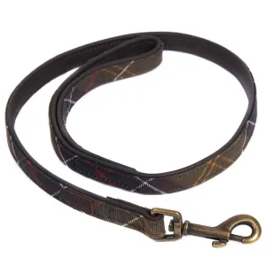 BARBOUR Classic Leather Dog Lead - Tartan