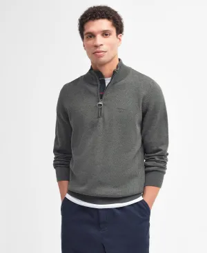 Barbour Cotton Half Zip Knitted Jumper