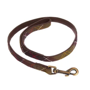 Barbour Tartan Leather Dog Leash