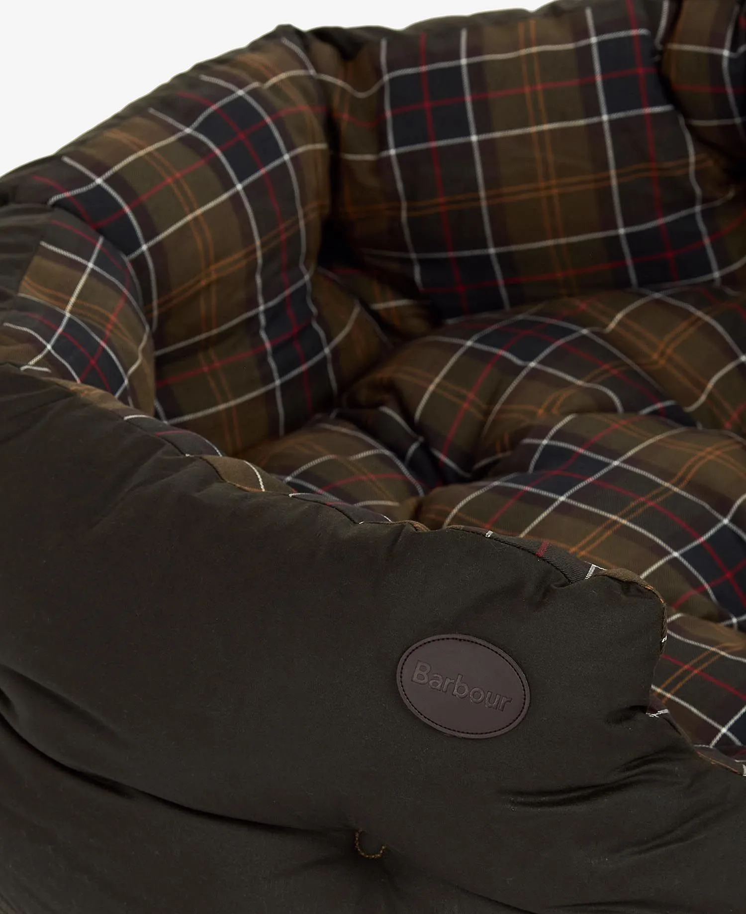 Barbour Waxed Cotton Dog Bed 35"