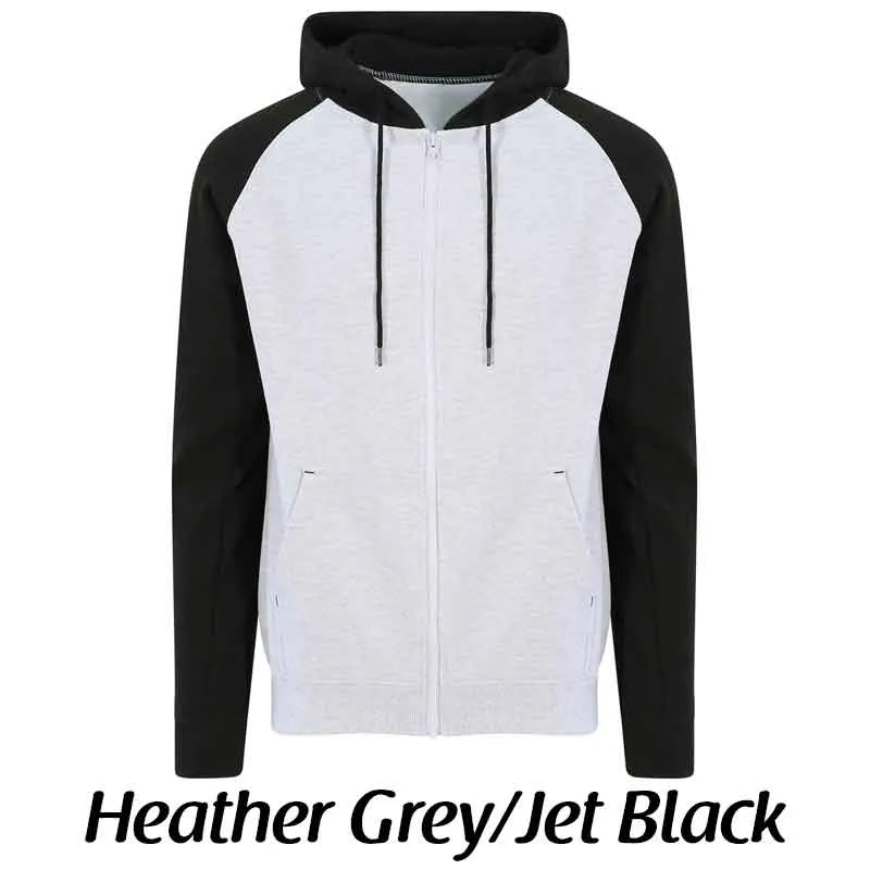 Baseball zipped Hoodie, Personalised Gift