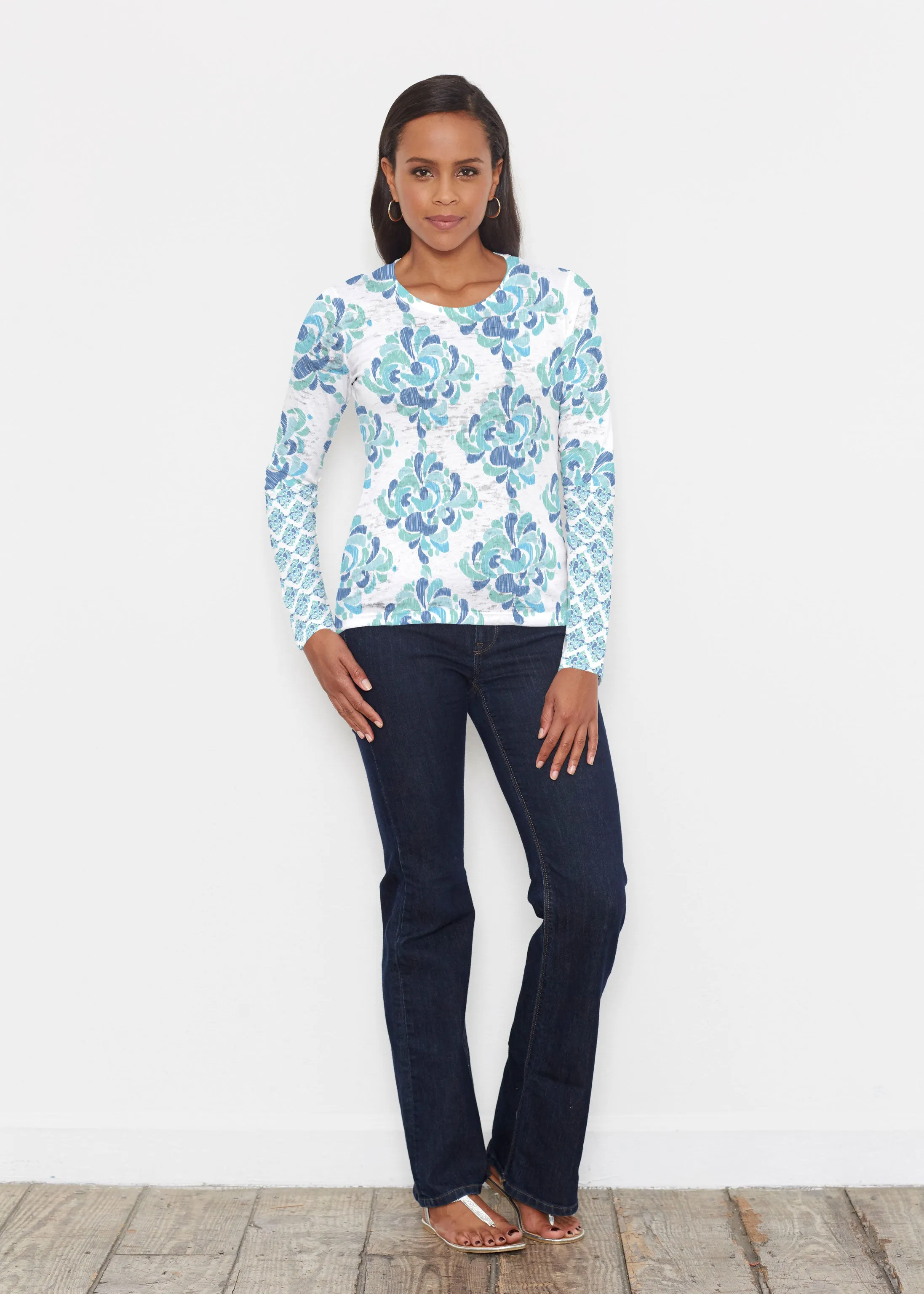 Be Jeweled (7811) ~ Signature Long Sleeve Crew Shirt