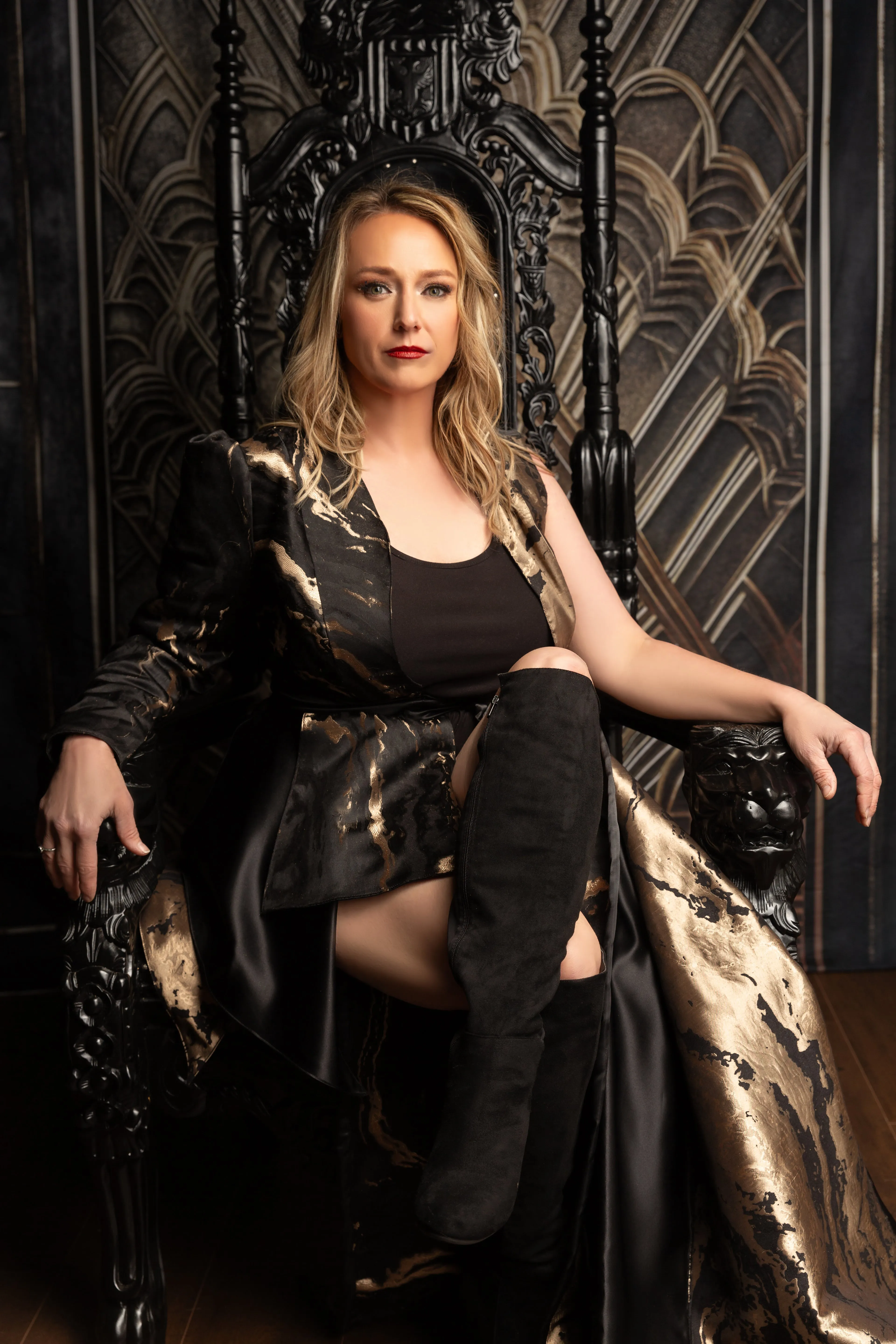 Bee J Stanley LuXee Couture ~ Queen Athena Gown Rental