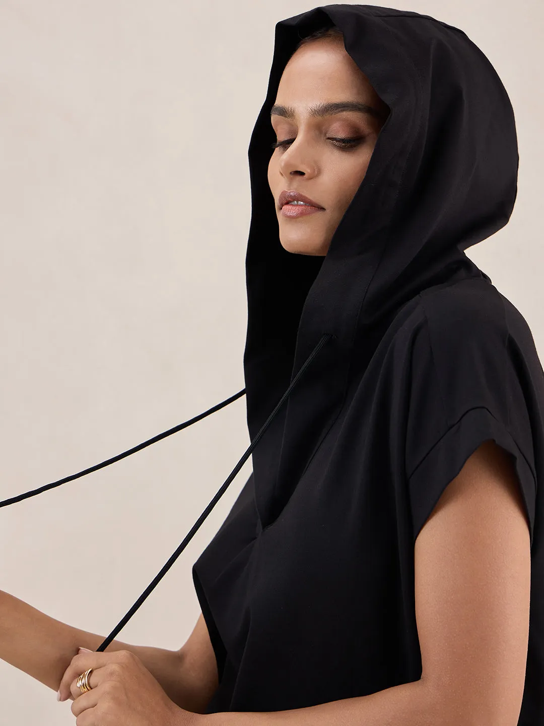 Black Hoodie Travelwear Set