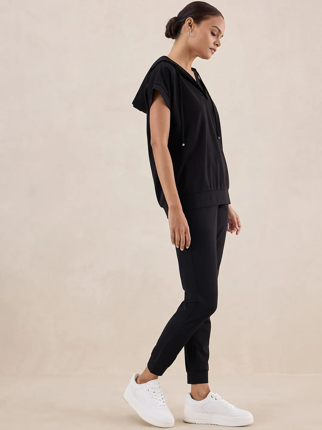 Black Hoodie Travelwear Set