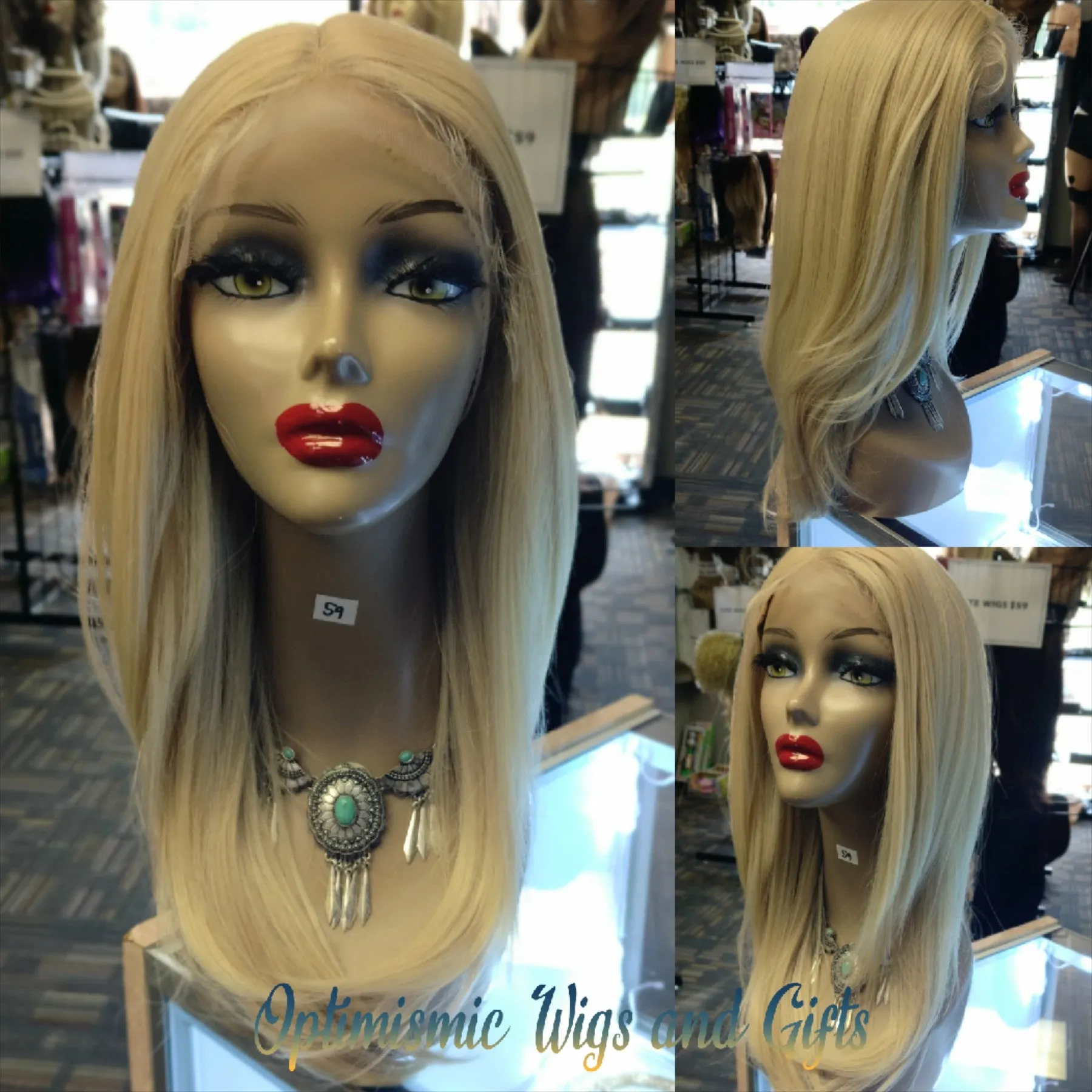 Blonde HD Lace Synthetic Fashion Wig $44 Optimismic Wigs and Gifts West St Paul