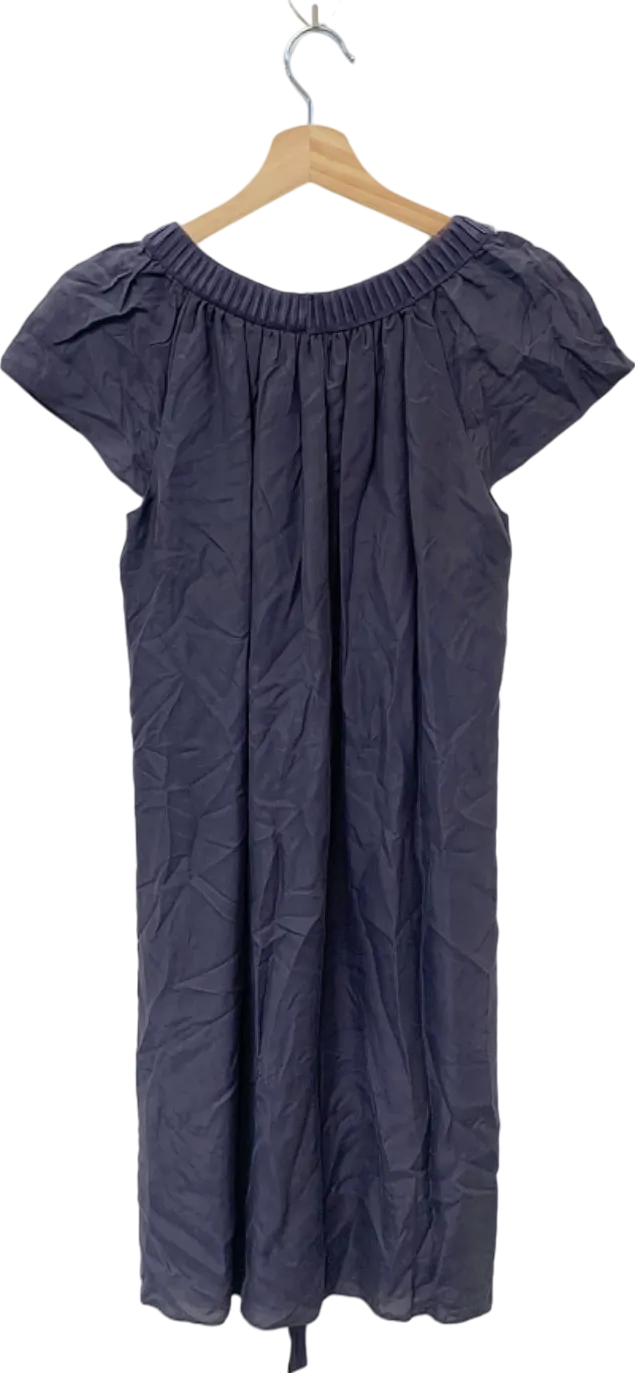 Boden Purple Embellished Silk Dress UK 14