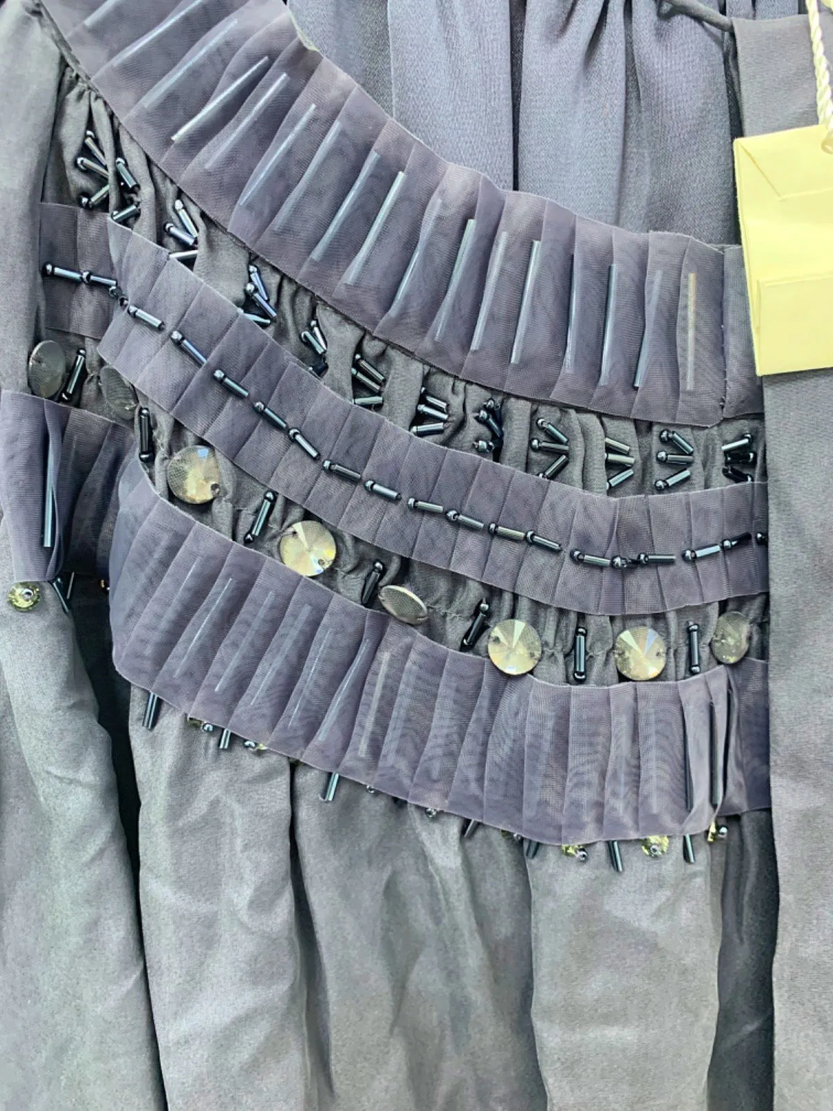 Boden Purple Embellished Silk Dress UK 14