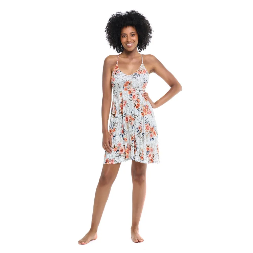 BODY GLOVE CORSICA IVY COVER-UP DRESS PEARL