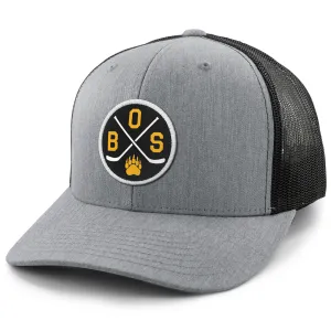 BOS Hockey Emblem Classic Snapback Trucker