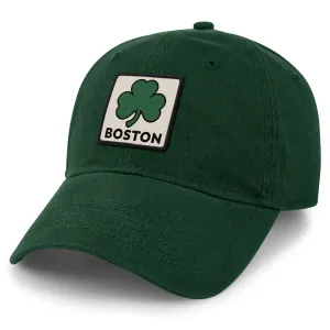 Boston Shamrock Printed Patch Dad Hat