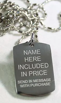 BUFFALO BILLS BLING NECKLACE PENDANT CZ STAINLESS DOG TAG