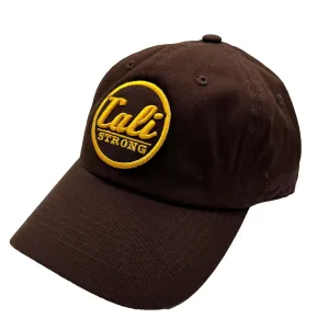CALI Strong Classic Tactical Hat Morale Patch Brown Gold