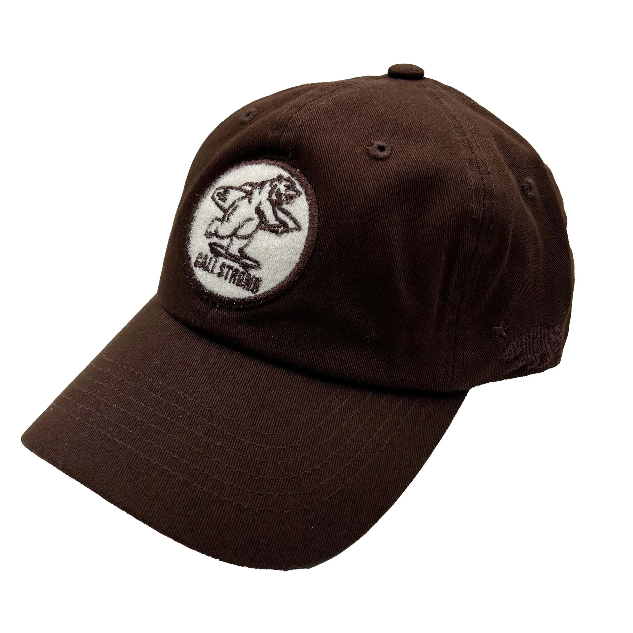 CALI Strong Classic Tactical Hat Morale Patch Brown Gold